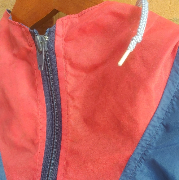 Vintage Nike Color Block Pullover Anorak Jacket Size Medium Made In USA - Picture 13 of 16